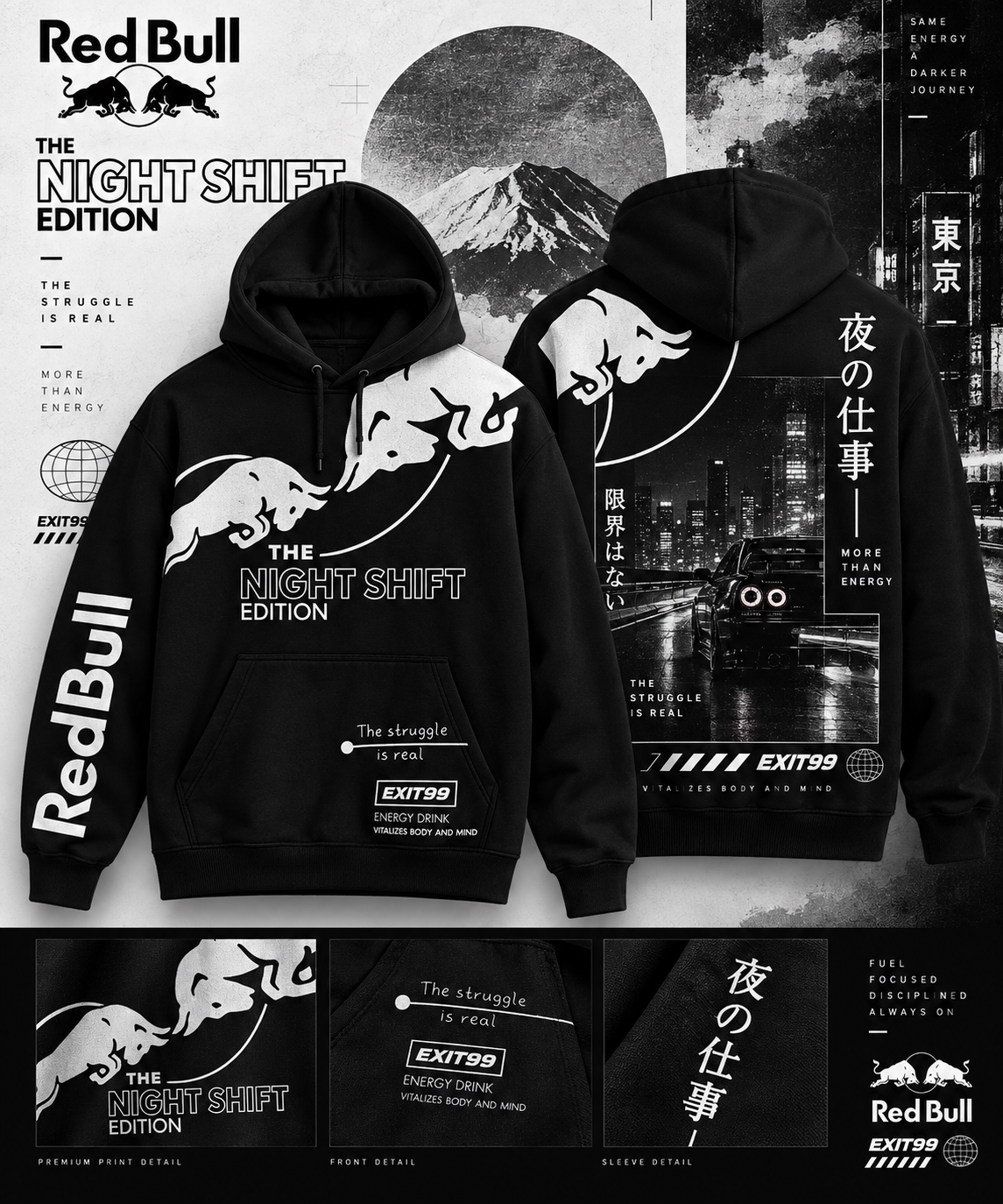 Redbull midnight shift